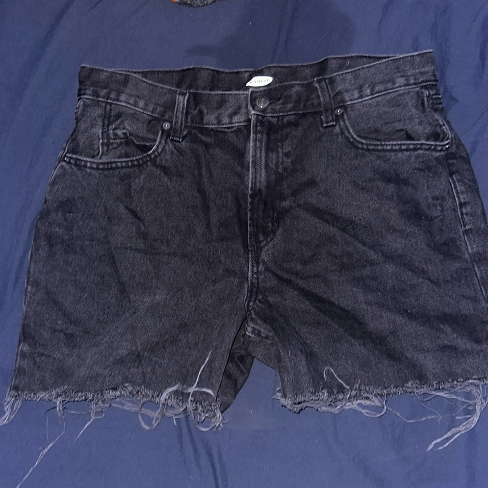 Old navy black denim shorts